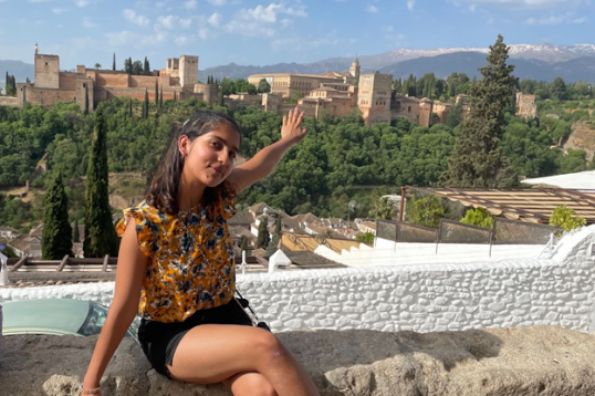 Ojaswi Dhakal'25in the Granada, Spain.