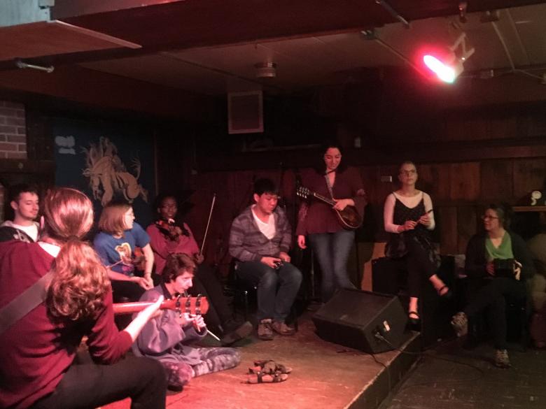  The North Atlantic Music Ensemble performs at C-Haus in 2017 (Photo: Ellen Joyce)